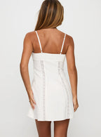 Waterlily Mini Dress White