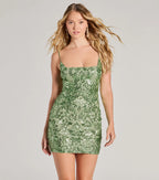 Leila Sequin Bodycon Mini Dress