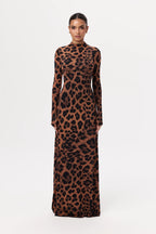 Naked Animal Print Maxi Dress