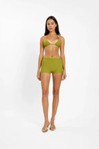 Triangle Top | Beaded Emerald