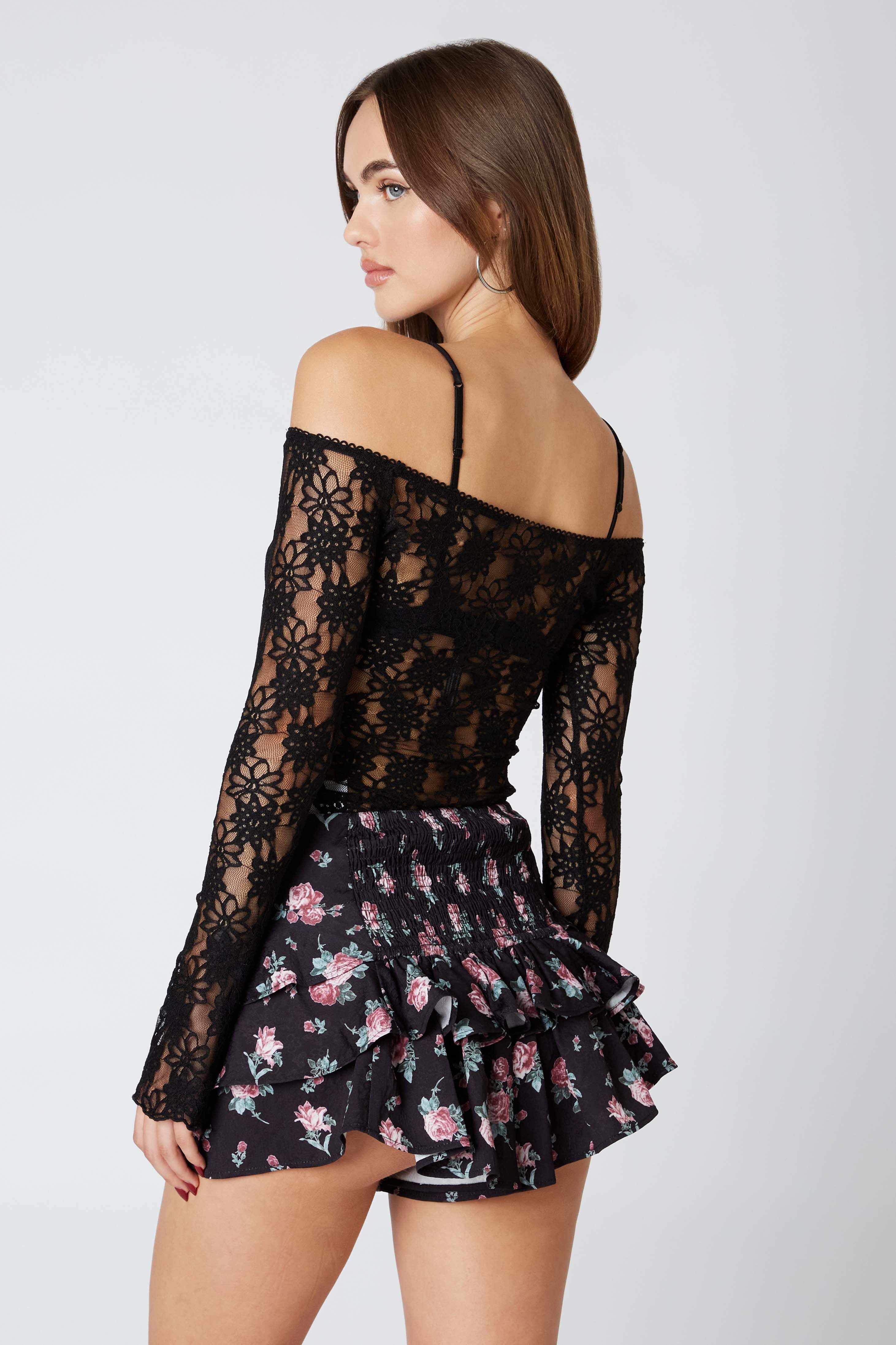 Ruffle Floral Skort