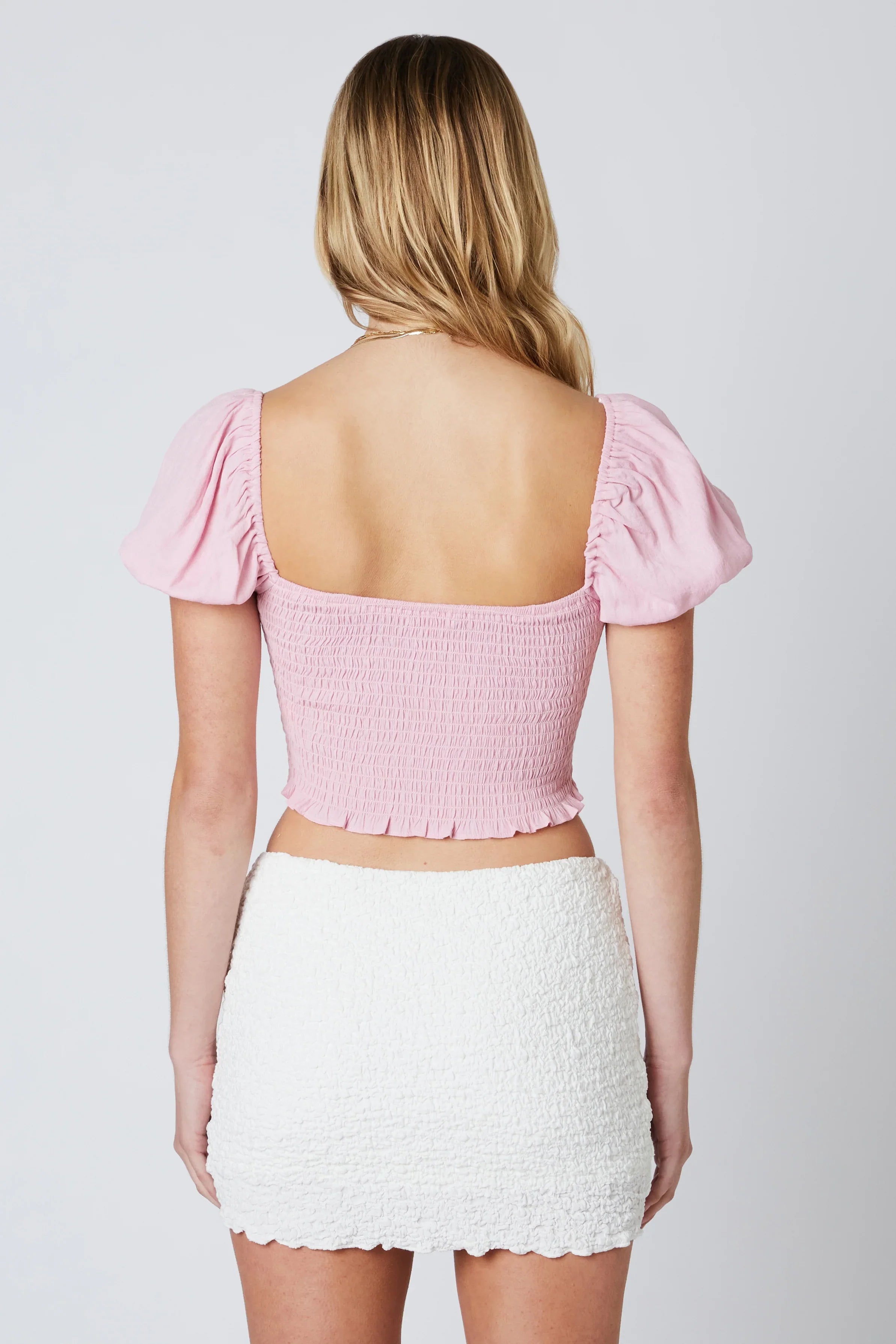 Twisted Puff Sleeve Top