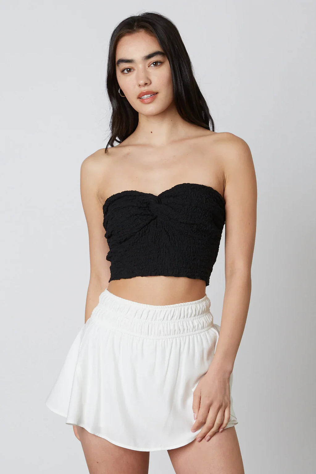 Crinkled Tube Top