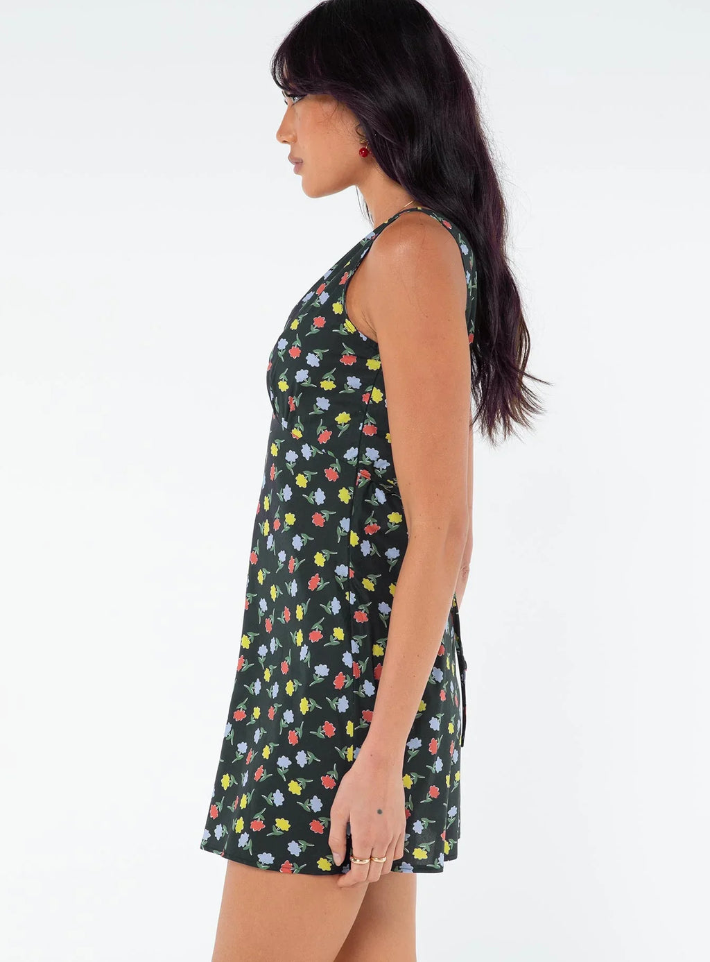 Nellie Mini Dress Black / Multi Floral