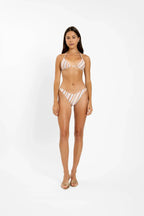Classic Swim Bottom | Blush Stripe