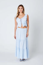 Tiered Maxi Skirt