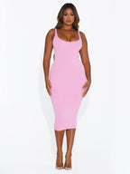 NW Sculpt Tank Midi Dress