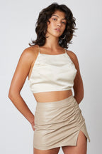 Satin Halter Top