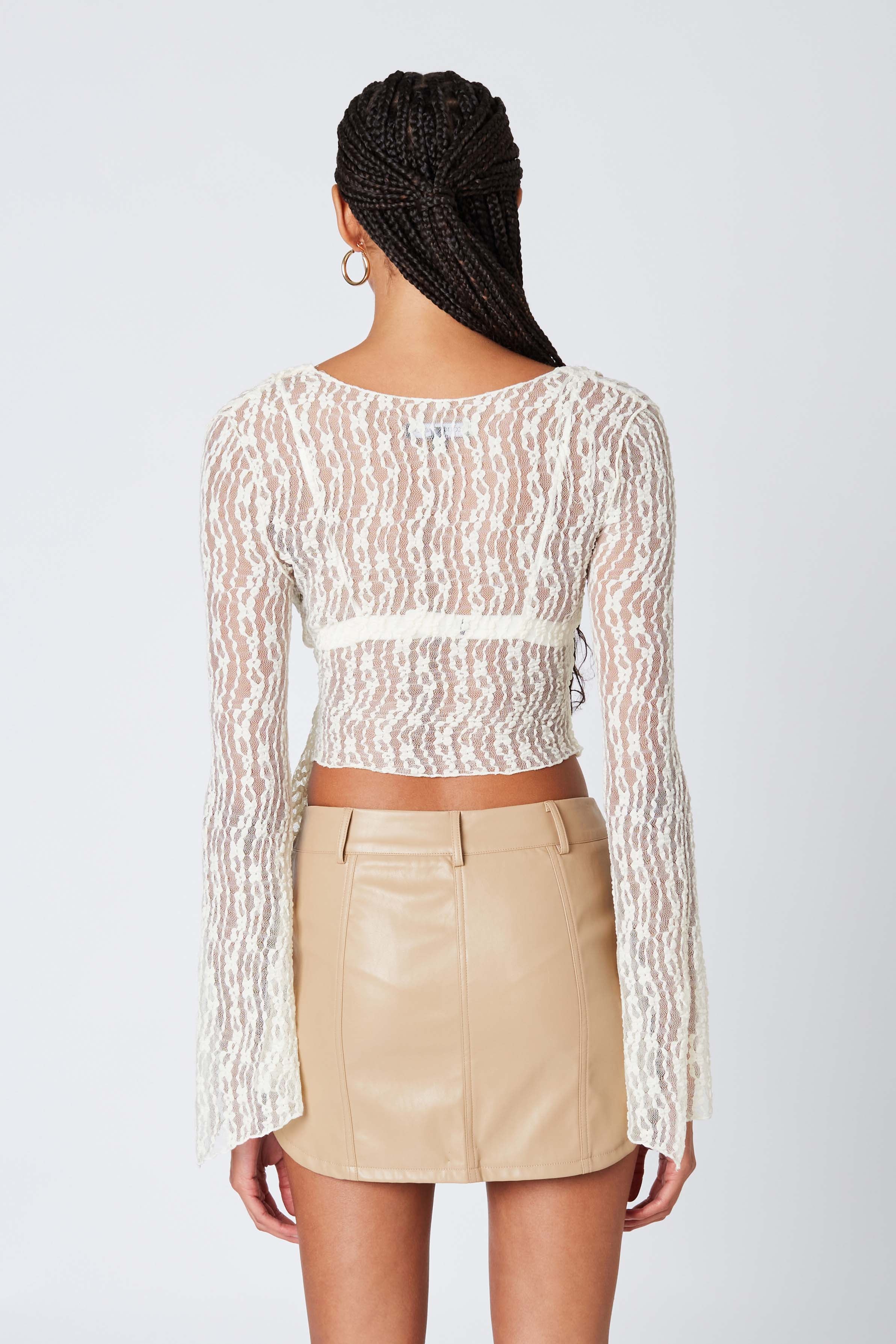 Faux Leather Cargo Mini Skirt