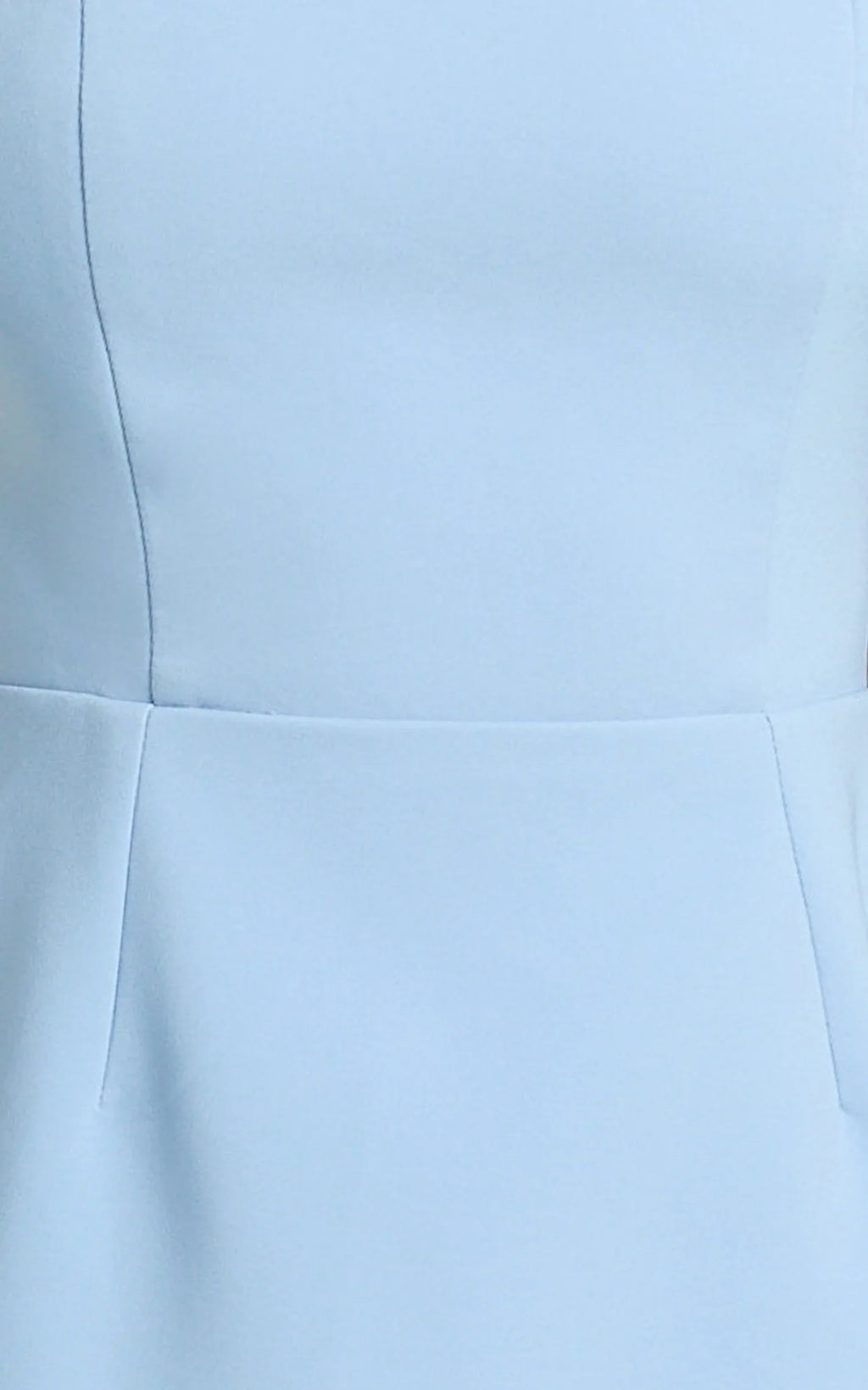 Yuna Mini Dress - Cap Sleeve Open Back Fit And Flare Tulip Dress in Blue