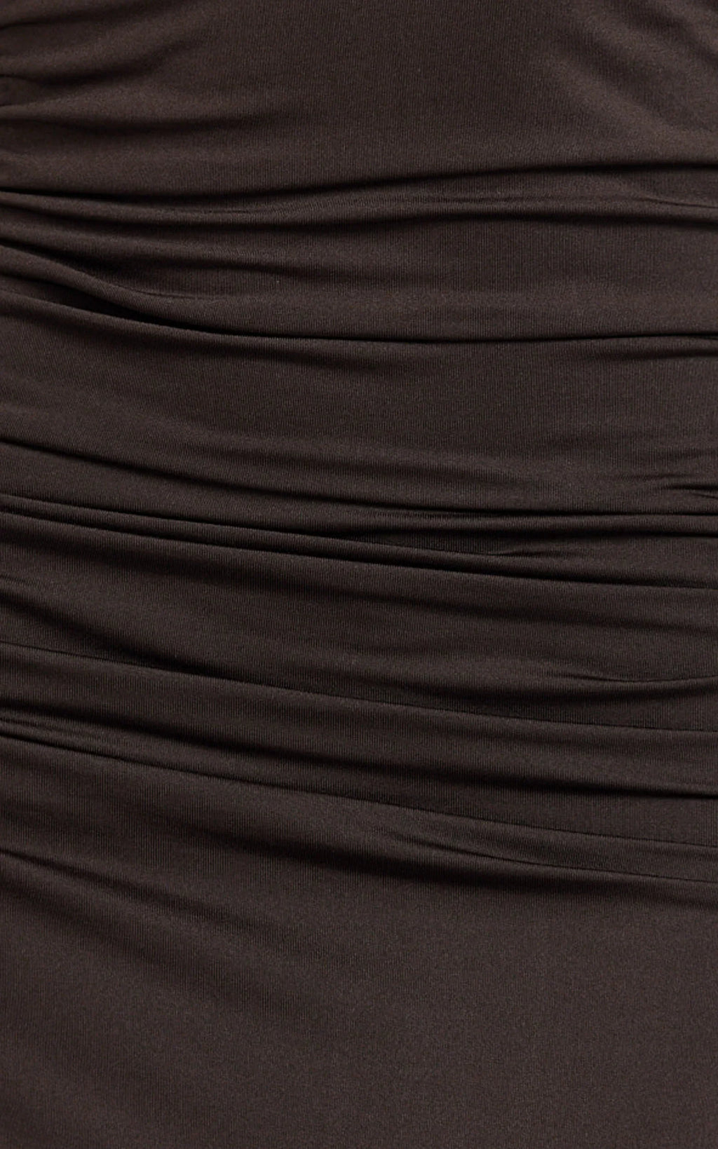 Daniella Maxi Dress - Halter Tie Ruched Maxi Dress in Chocolate