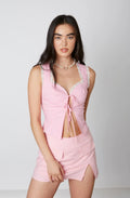 Tie Front Corset