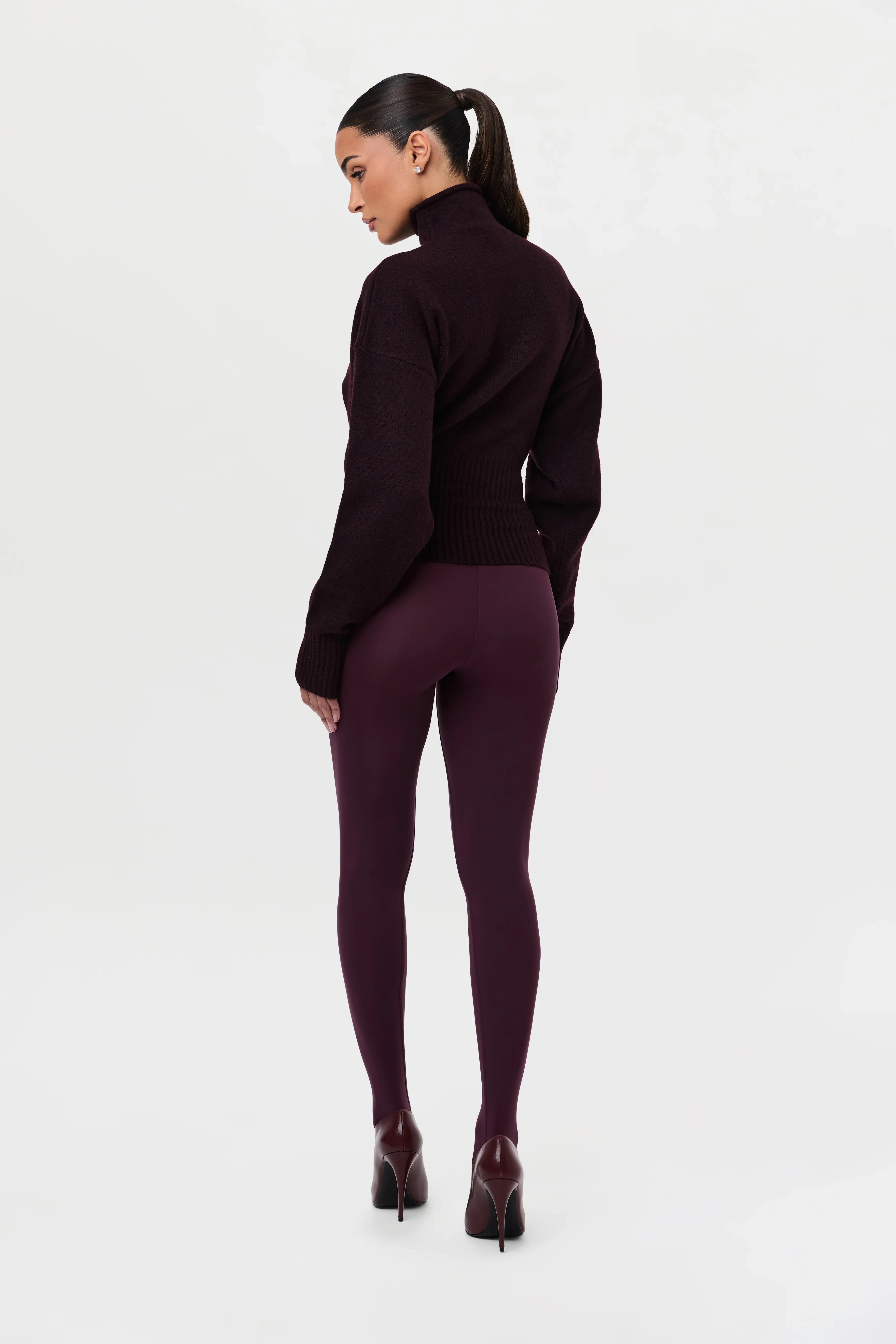 Ribbed-Knit Sculpt Sweater Top
