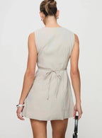 Katja Mini Dress Oyster