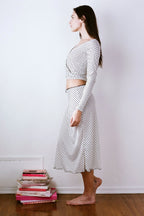 THE POLKA DOT WRAP TOP