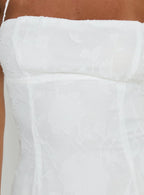 Delamere Mini Dress White Burnout
