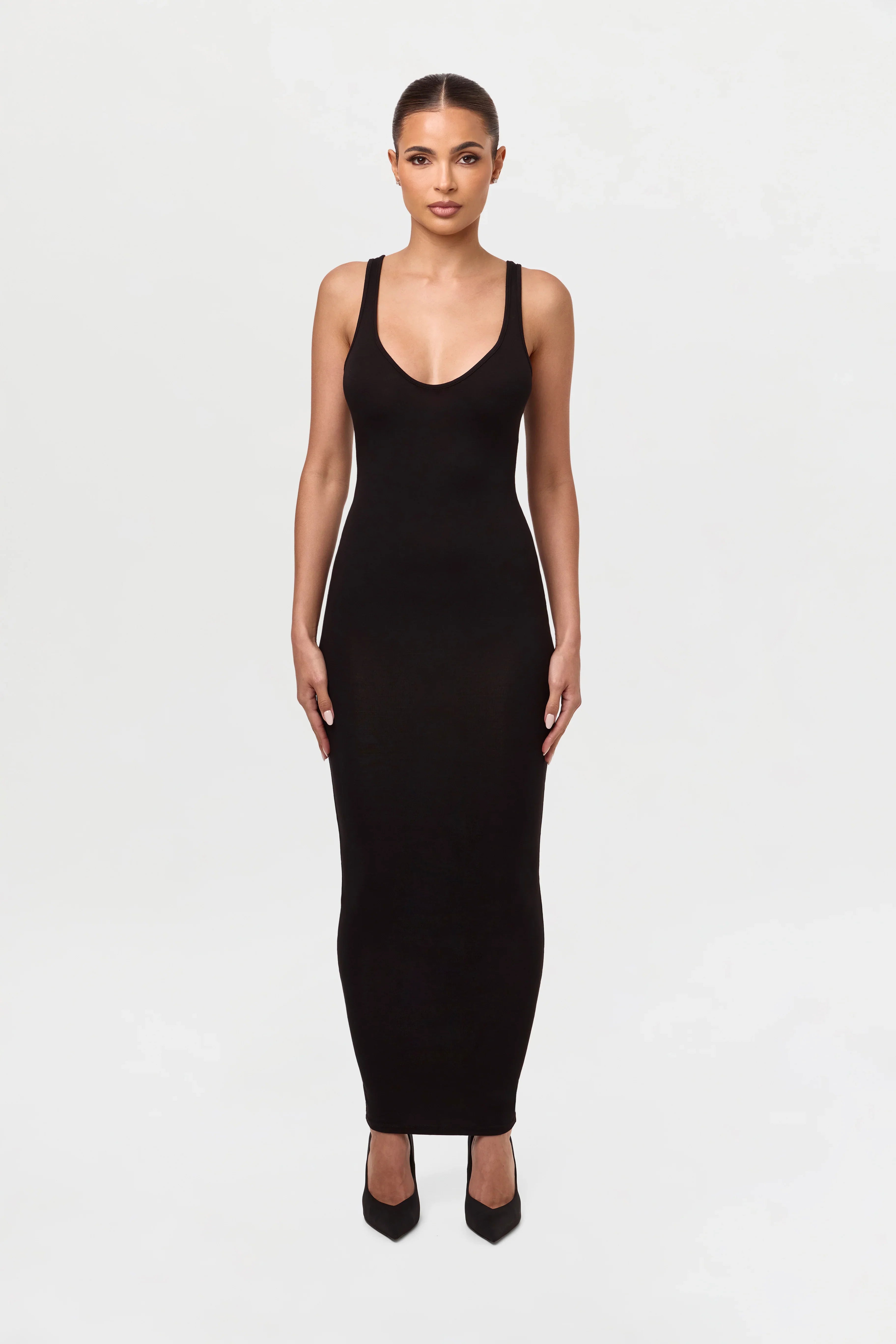 Smooth Sculpt Tank Midi Dress