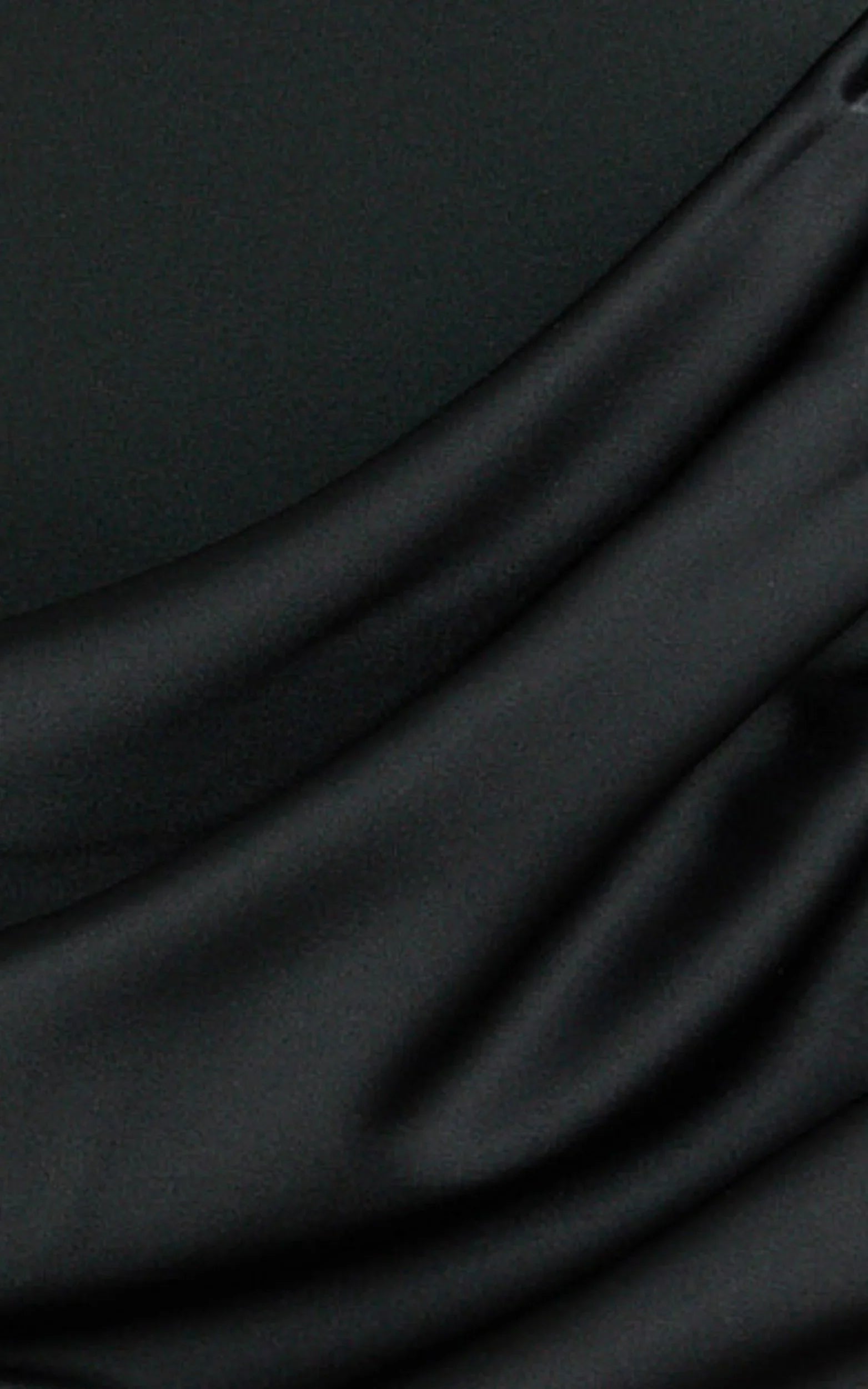 Elodie Mini Dress - Sleeveless Dress Overlay Skirt in Black
