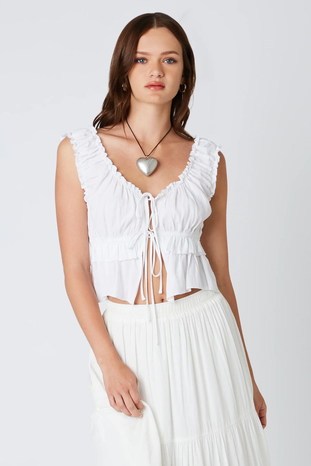 Ruffled Peplum Top