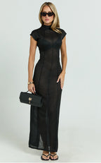Lioness - Refined Maxi Dress - In Onyx