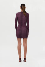 Naked Print Mini Dress