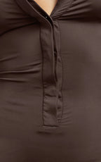 Lioness - Soho Mini Dress - In Chocolate