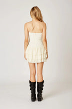 Tiered Lace Mini Dress