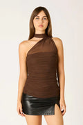 Mesh Wrap Top