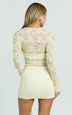 Lioness - Midnight Mini Dress - In Butter