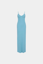 Georgette Maxi Dress | Baby Blue