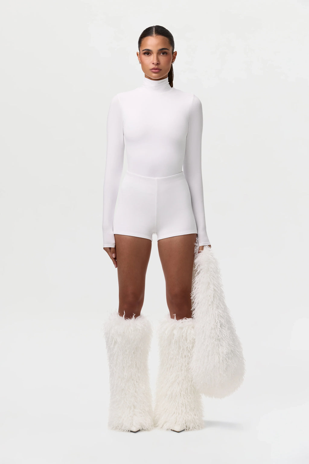 Faux Fur Plush Shoulder Bag