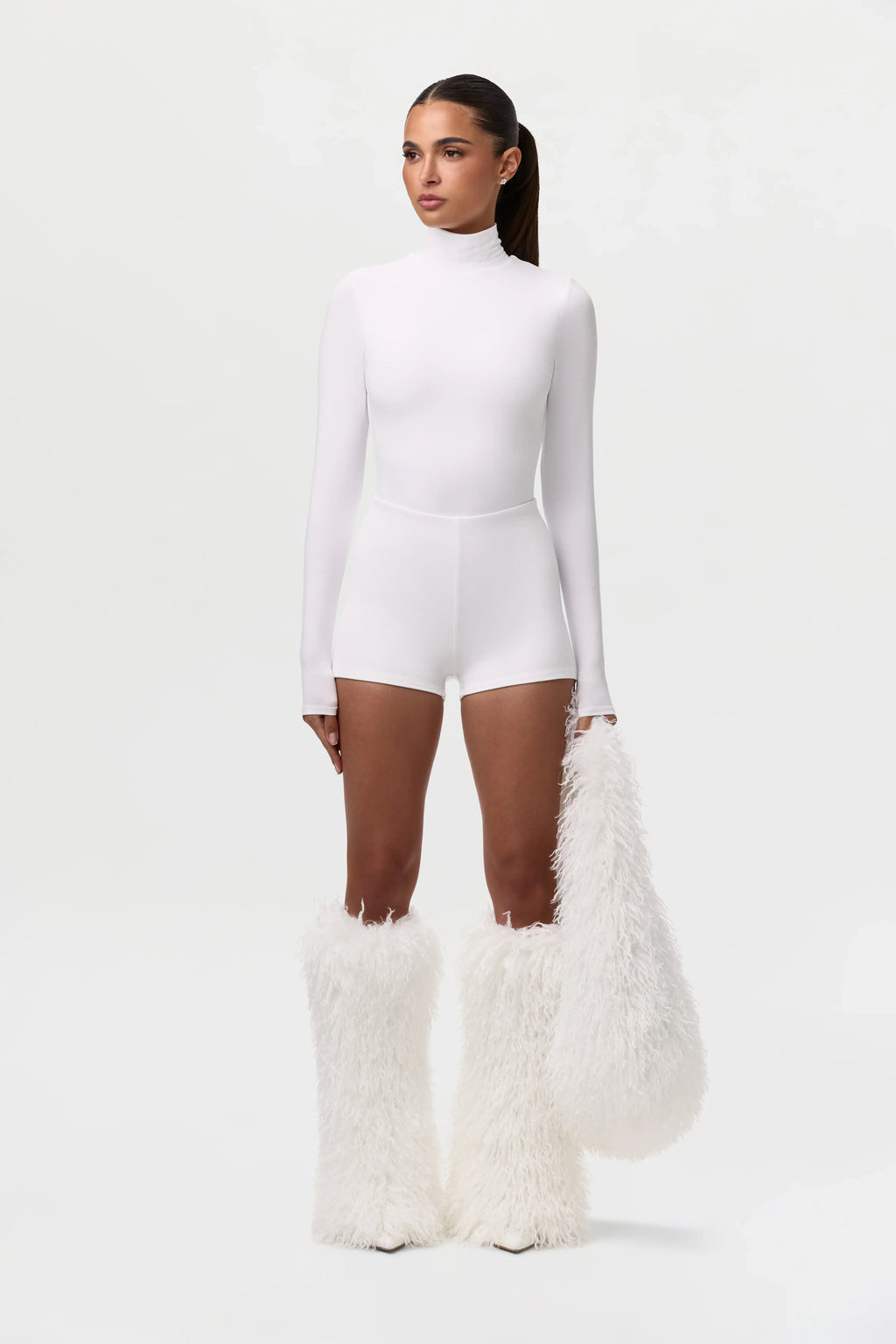 Faux Fur Plush Shoulder Bag