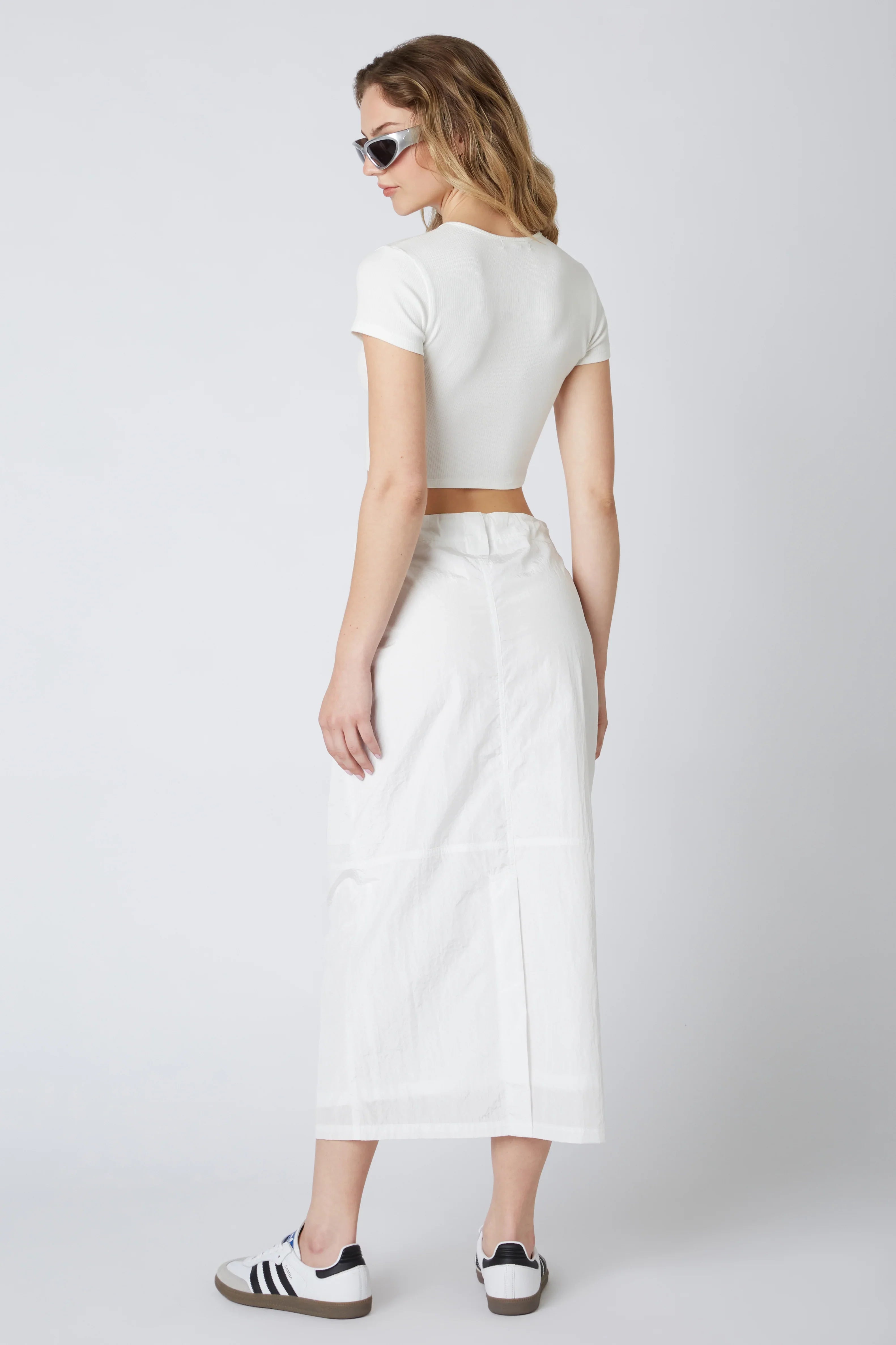 Keyhole Cut Out Baby Tee