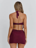 KARIEL MINI DRESS PURPLE