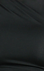 Dixie Maxi Dress - One Sleeve Cut Out Bodycon Dress in Black