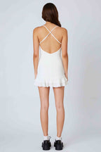 Open Back Mini Dress