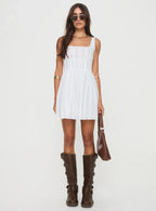 Lorinda Mini Dress White