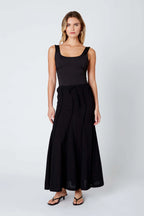 Linen Maxi Skirt