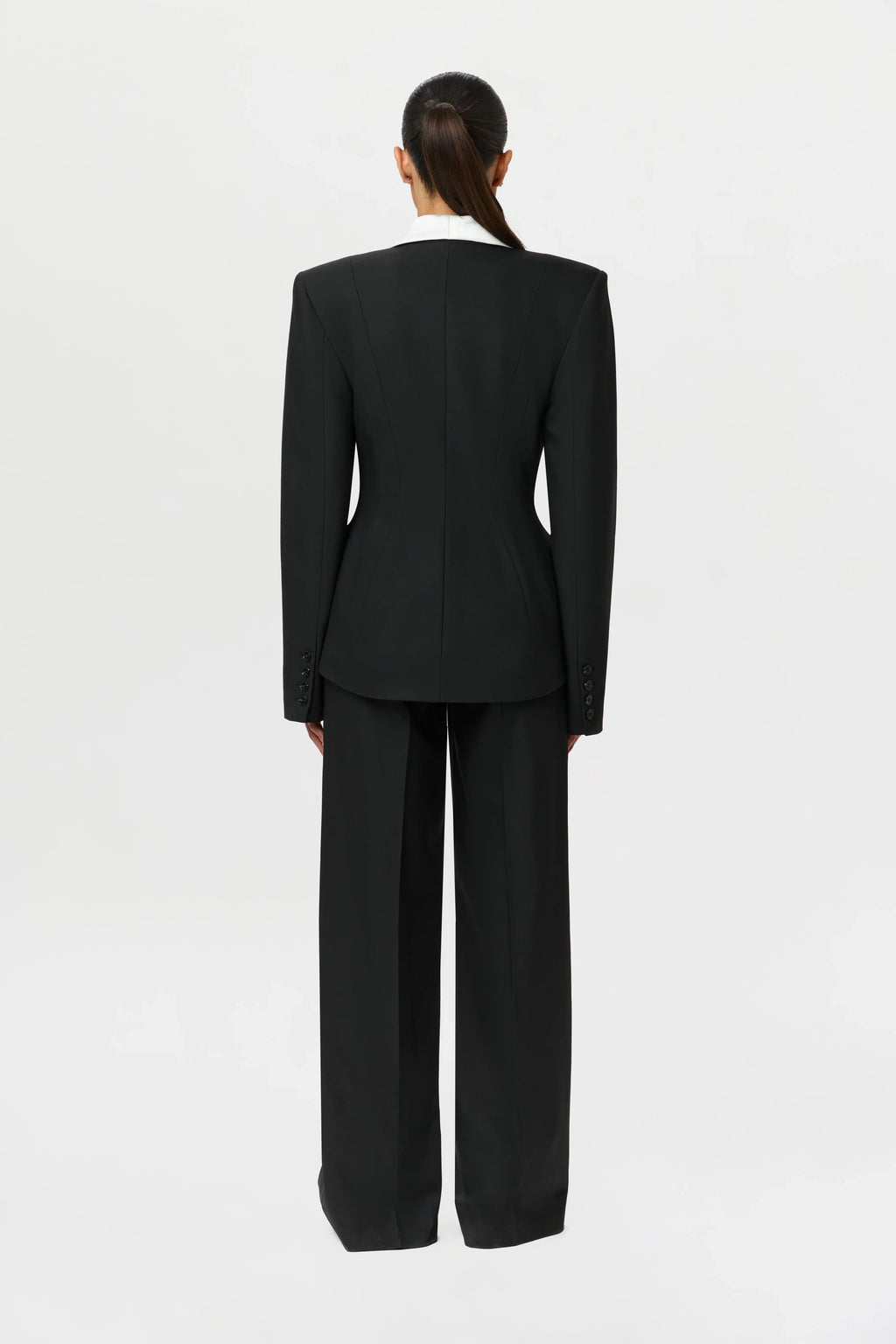 Suiting Seam Wide-Leg Pants