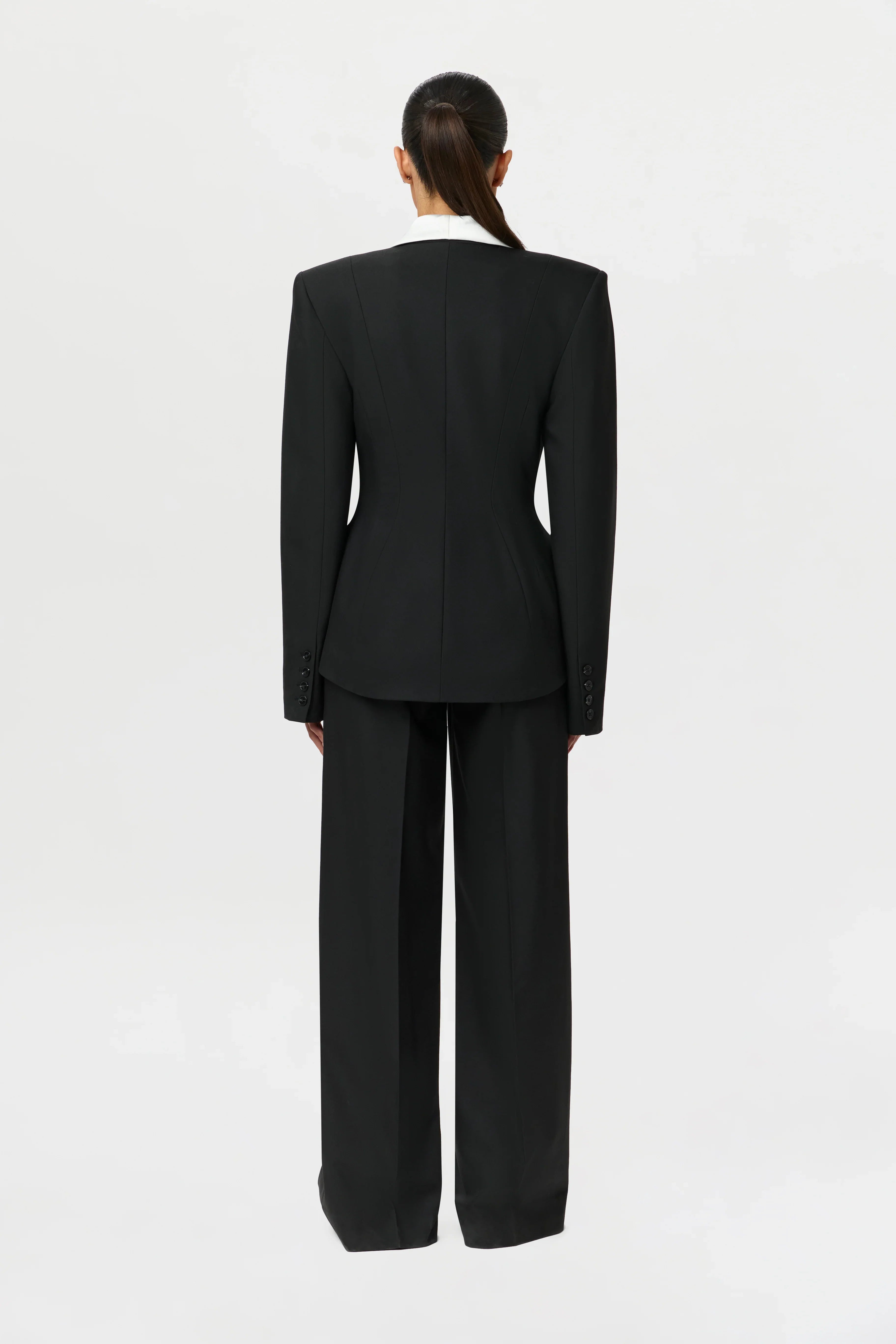 Suiting Seam Wide-Leg Pants