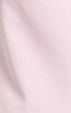 Claire Mini Dress - Tipped Shoulder Tulip Skirt Dress in Pink