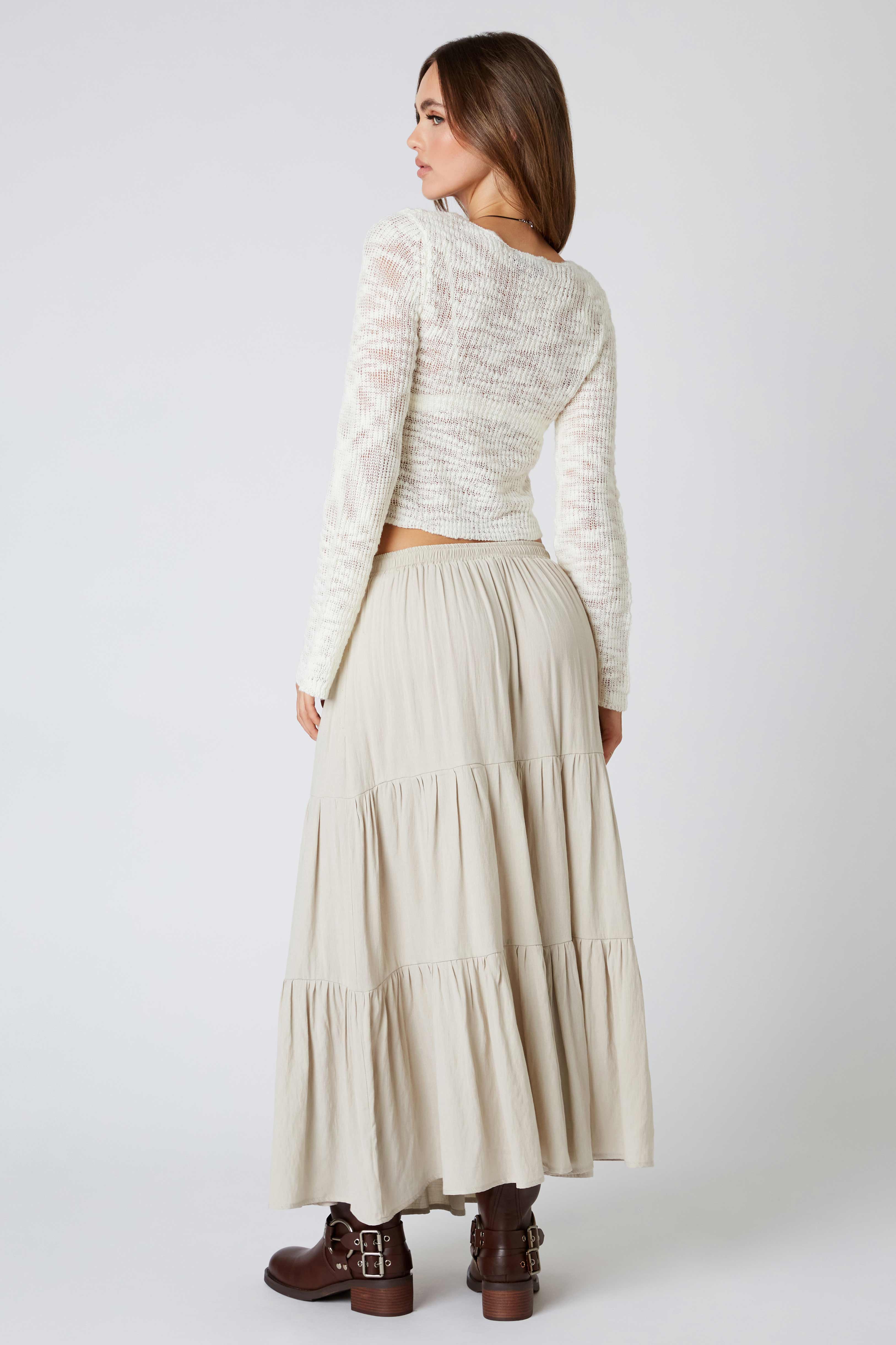 Tiered Maxi Skirt