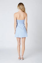 Linen Keyhole Dress