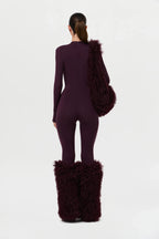 Faux Fur Plush Shoulder Bag