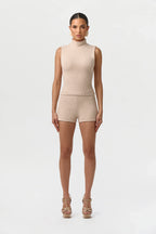 Cable Knit Sleeveless Top