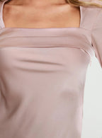 Phillipa Long Sleeve Mini Dress Pink