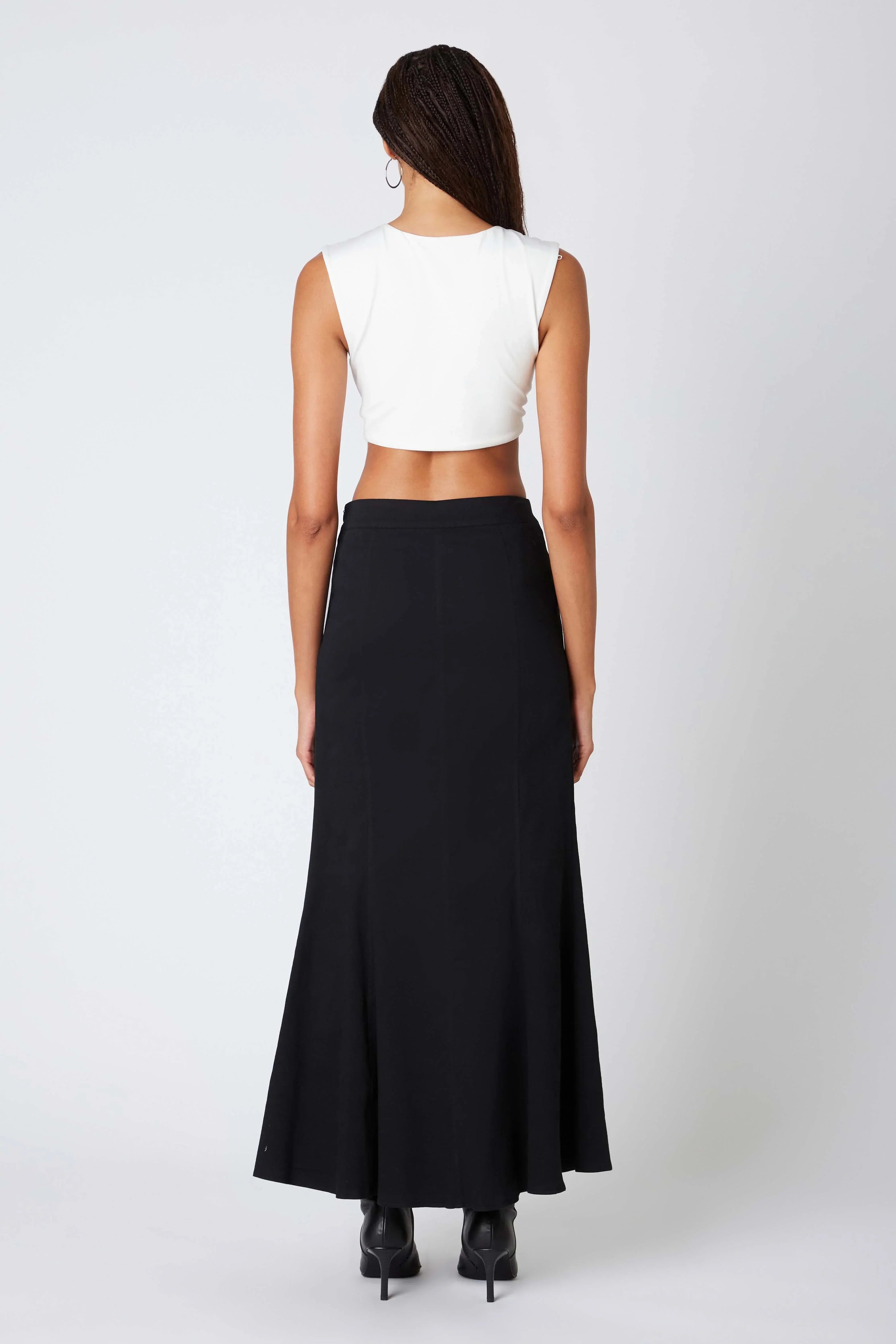 Twill Maxi Skirt