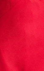 Hinata Maxi Dress - Linen Blend Slip Dress in Red