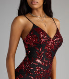 Laura Sequin Lace-Up Mini Dress