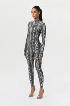 Naked Print Stirrup Legging